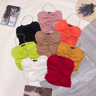 Áo nhún bèo dây xích