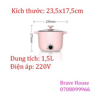 Nồi điện đa năng cao cấp nồi đa năng chống dính tiện lợi nấu đồ ăn siêu nhanh