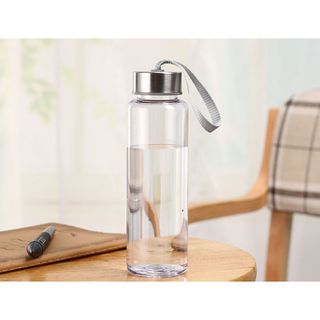 Chai thủy tinh đựng nước ép sữa hạt 300ml nắp có dây xách