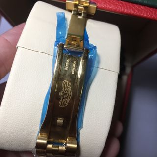 Đồng hô RL Nam Automatic Dây Demi Mặt Khía Vàng