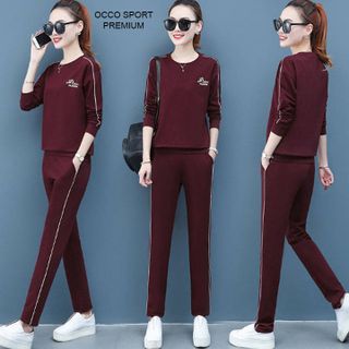 [CAO CẤP] Bộ đồ thể thao tay dài siêu xinh TT526 [ NHẬT-HÀN QUỐC]