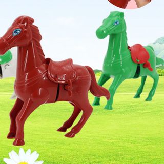 Ngựa đồ chơi dây cót.