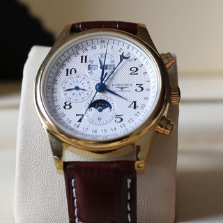 Đồng Hồ LOG Master Collection Automatic Chronograph Trăng Sao L2.673.6.78.5
