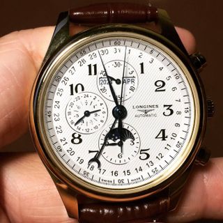 Đồng Hồ LOG Master Collection Automatic Chronograph Trăng Sao L2.673.6.78.5