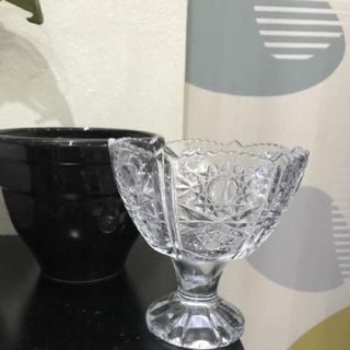Ly kem thủy tinh cao cấp giả tiệp 245ml siêu đẹp