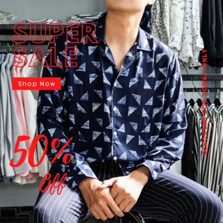 Áo sơ mi nam họa tiết vải nhập Hàn Quốc không nhăn (Hàng thiết kế - Zuhaus)