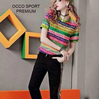 [CAO CẤP] Bộ đồ thể thao chữ phối nhiều màu TT529 [ NHẬT-HÀN QUỐC]