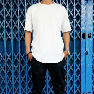 Quần jogger đen khoá chân