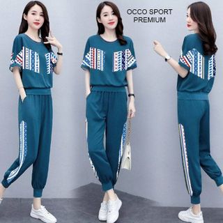 [CAO CẤP] Bộ đồ thể thao phối họa tiết độc đáo TT531 [ NHẬT-HÀN QUỐC]