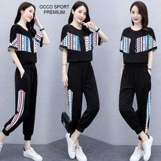 [CAO CẤP] Bộ đồ thể thao phối họa tiết độc đáo TT531 [ NHẬT-HÀN QUỐC]