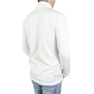 Áo thun cổ cao form fit dễ phối đồ vải xịn (Hàng thiết kế - Zuhaus)