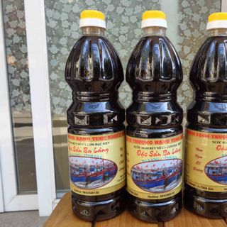 Nước mắm cốt cá cơm rút nỏ đặc sản Ba làng - Thanh Hóa (chai 1 lít)