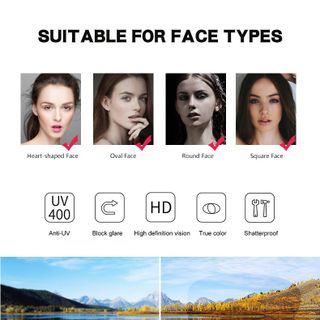 Mắt Kính Nữ Thời Trang 2021_Kính Râm Nữ Hàn Quốc Cao Cấp Gọng Vuông - Màu đen, nâu - 1/2KL_MS04