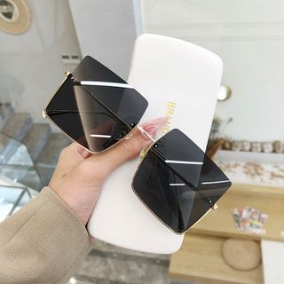 Mắt Kính Nữ Thời Trang 2021_Kính Râm Nữ Hàn Quốc Cao Cấp Gọng Vuông - Màu đen, nâu - 1/2KL_MS04