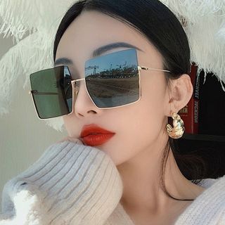 Mắt Kính Nữ Thời Trang 2021_Kính Râm Nữ Hàn Quốc Cao Cấp Gọng Vuông - Màu đen, nâu - 1/2KL_MS04