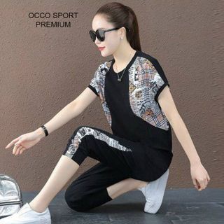[CAO CẤP] Bộ đồ thể thao lửng họa tiết độc đáo TN04_HÀNG CHUẨN