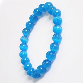 Vòng đá mắt mèo xanh biển