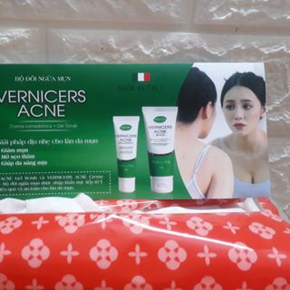 Kem trị mụn VARNICERS ACNE( Rửa và bôi ) Italy