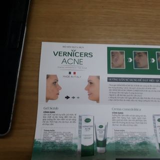 Kem trị mụn VARNICERS ACNE( Rửa và bôi ) Italy