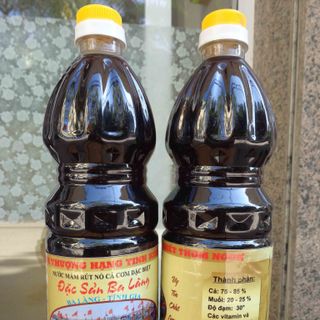Nước mắm cốt cá cơm rút nỏ đặc sản Ba làng - Thanh Hóa (chai 1 lít)