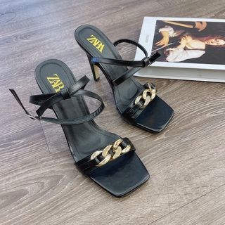 Giày sandal quai phối xích