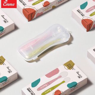 Hộp 2 thìa ăn dặm Emma