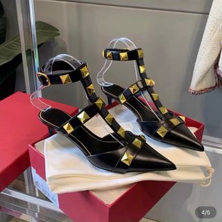 Giày sandal bích mũi phối đinh cao cấp