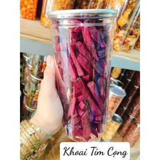 Khoai cọng sấy mix 3 vị (khoai lang tím, khoai lang vàng, khoai môn)