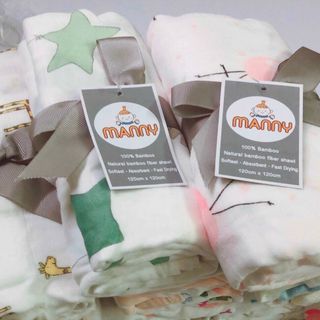 Khăn aden manny 100% sợi tre