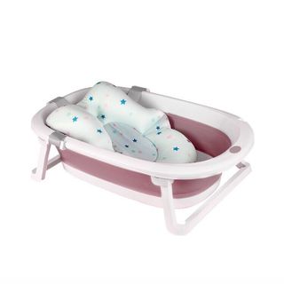 Chậu tắm gấp gọn kèm phao