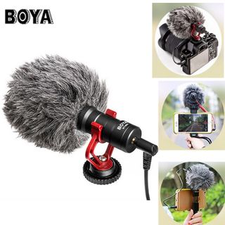 Micro thu âm cài áo Boya MM1 - Micro đa năng cardioid cho máy ảnh, máy quay, điện thoại, DSLR – Chuyên dùng thu âm, livestream cho vlogger, youtuber, streamer …