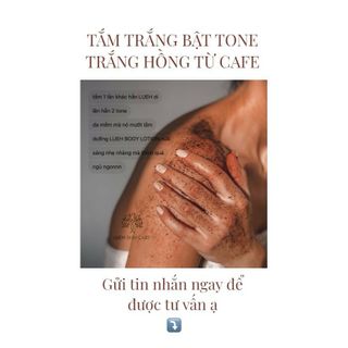 Bột tắm Coffee White Bath giúp da trắng hồng
