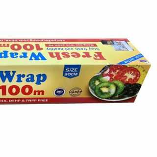 Màng bọc thực phẩm 100m - Loại tốt đa lõi thay thế