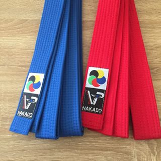 Đai Kumite Karate hiệu nakado ( xanh, đỏ)
