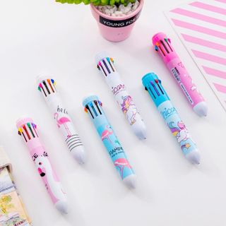 Bút mực 10 ngòi mẫu mới 10 màu mực