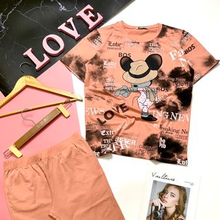 Bộ ngố áo form rộng thun cotton thời trang