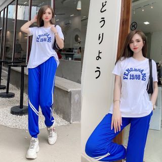 Bộ dài thun cotton thời trang