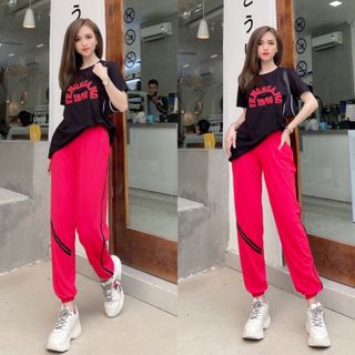 Bộ dài thun cotton thời trang