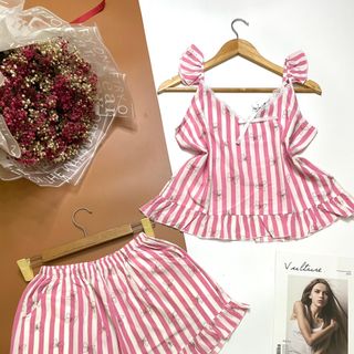 Bộ đùi tay cánh tiên vải kate mịn