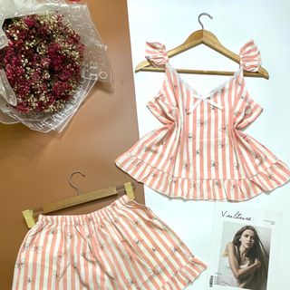 Bộ đùi tay cánh tiên vải kate mịn