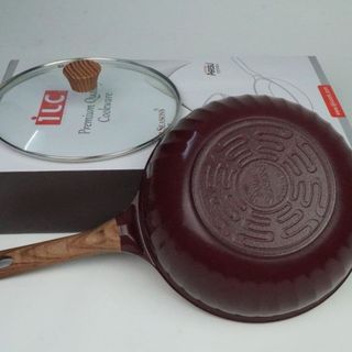 CHẢO KHÁNG KHUẨN MÀU NÂU SIZE 26CM - HAPPY HOME PRO