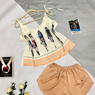Satin 2dây in 3d Thời Trang