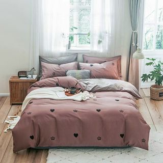 Bộ Chăn Ga Gối Cotton Poly Nhập