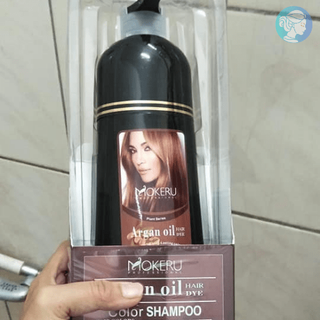 Dầu gội phủ bạc màu nâu MOKERU