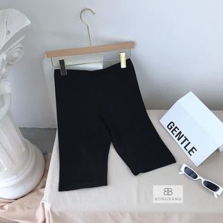 Quần legging đùi thái cuộn hồng, quần legging ngố nữ