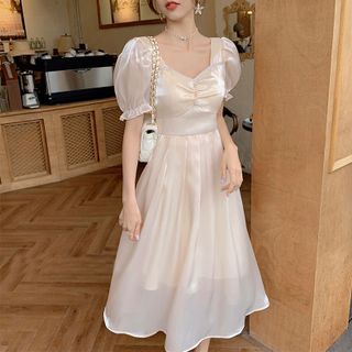 Đầm nữ cao cấp, thiết kế đơn giản, kiểu dáng lấp lánh, xin xắn NV0690 giá sỉ