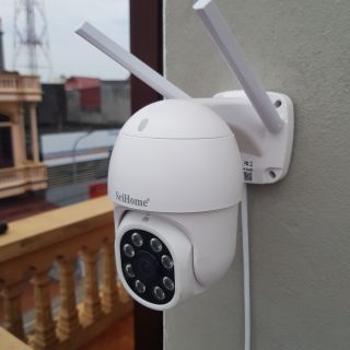 Camera srihome 2mpx, ngoài trời, xoay 360 độ, soi màu ban đêm