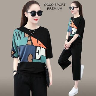 [CAO CẤP] Bộ đồ thể thao lửng phối màu TT541_HÀNG CHUẨN
