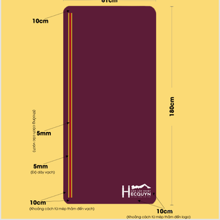 Thảm Tập Con Lăn Nhiệt HecQuyn Thảm Tập Yoga