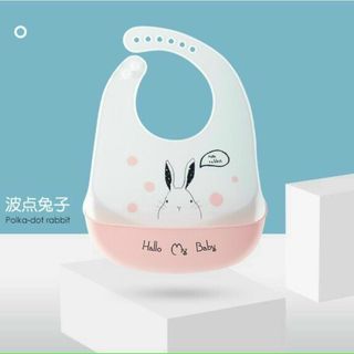 Yếm máng ăn dặm silicon Muslin